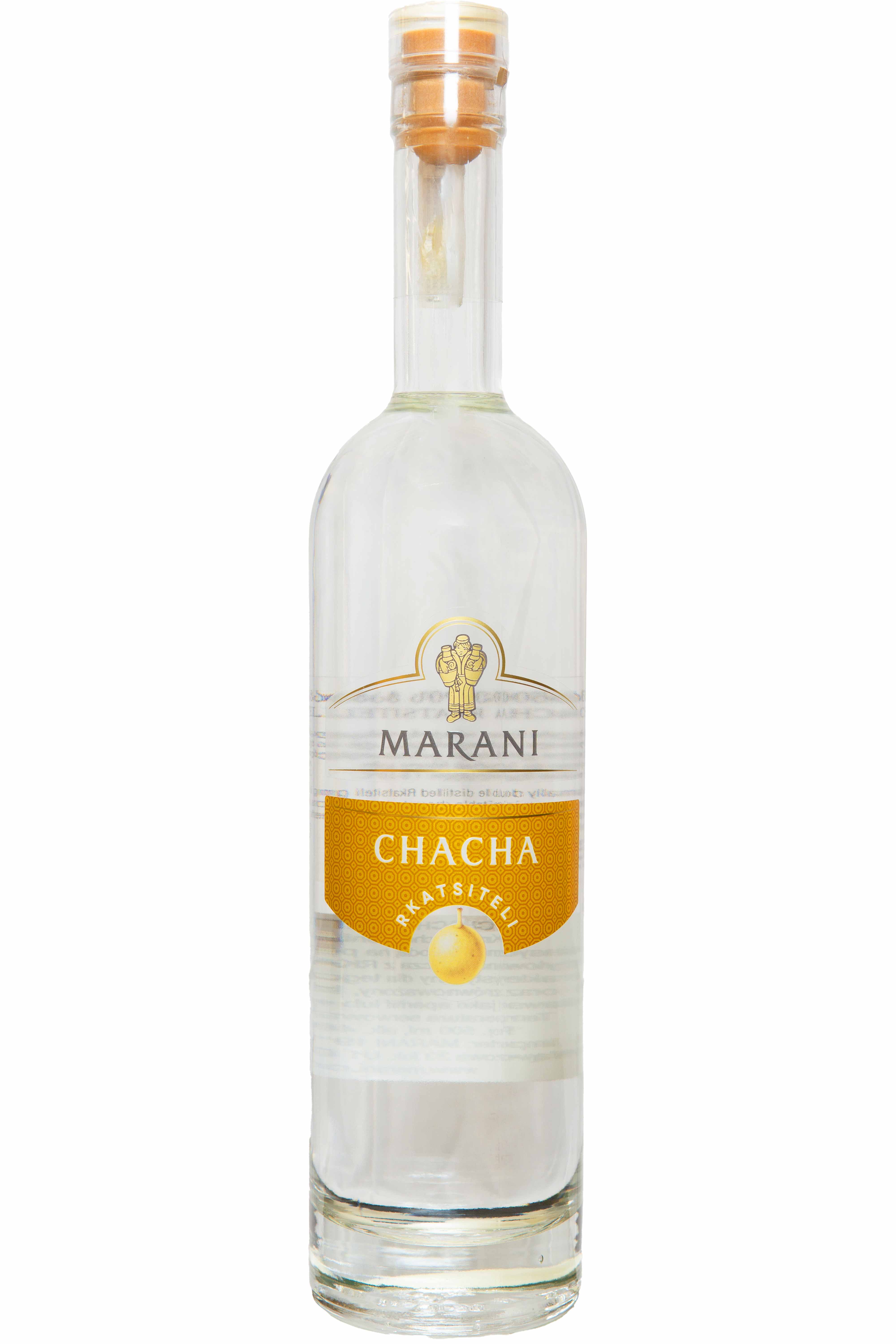 Marani Chacha Rkatsiteli 50cl, Destillat aus georgischen Rkatsiteli-Trauben, intensiv und aromatisch